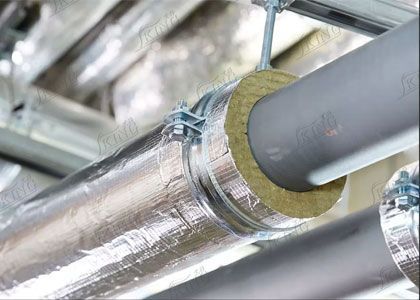 Energy-saving HVAC transformation of mineral wool pipes