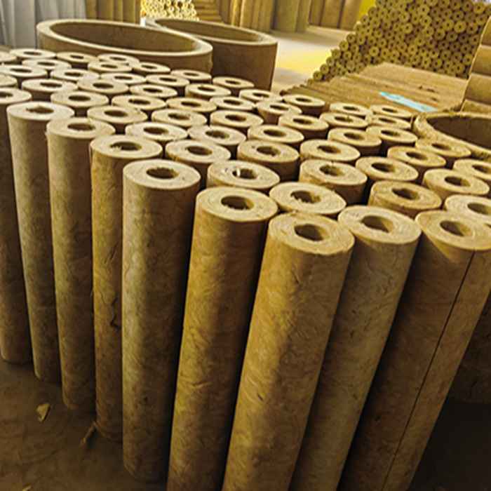 Measuring mineral wool pipe thickness