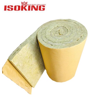 Foil-backed mineral wool roll