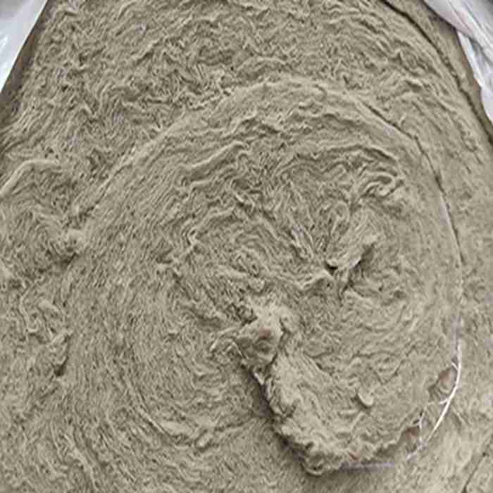 Wrapped mineral wool roll end